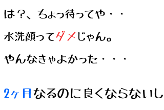 水洗顔角栓だらけ